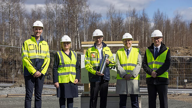 Cornerstone laid at Kuopio mill
