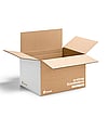 A sturdy but lightweight practical solution for books, electronics, media, furniture, toys and DIY. With flat bottom design and reinforced structure, it protects items in transit yet makes it easy for customers to open, close and return.
