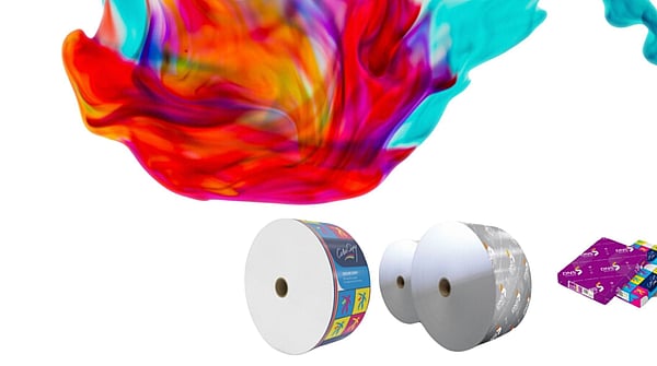 Graphic showcasing Mondi’s offerings, including the Inkjet product series.