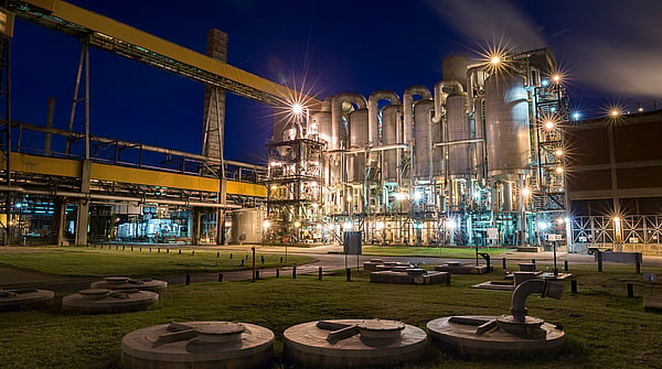Mondi South Africa night view of plant
