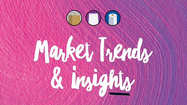 market trends and insights written on a pink background