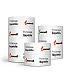 Several paper reels with the words ProVantage Baywhite written on them.