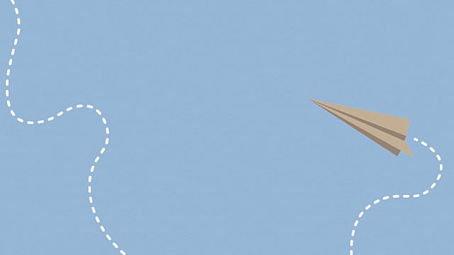 animated paper plane
