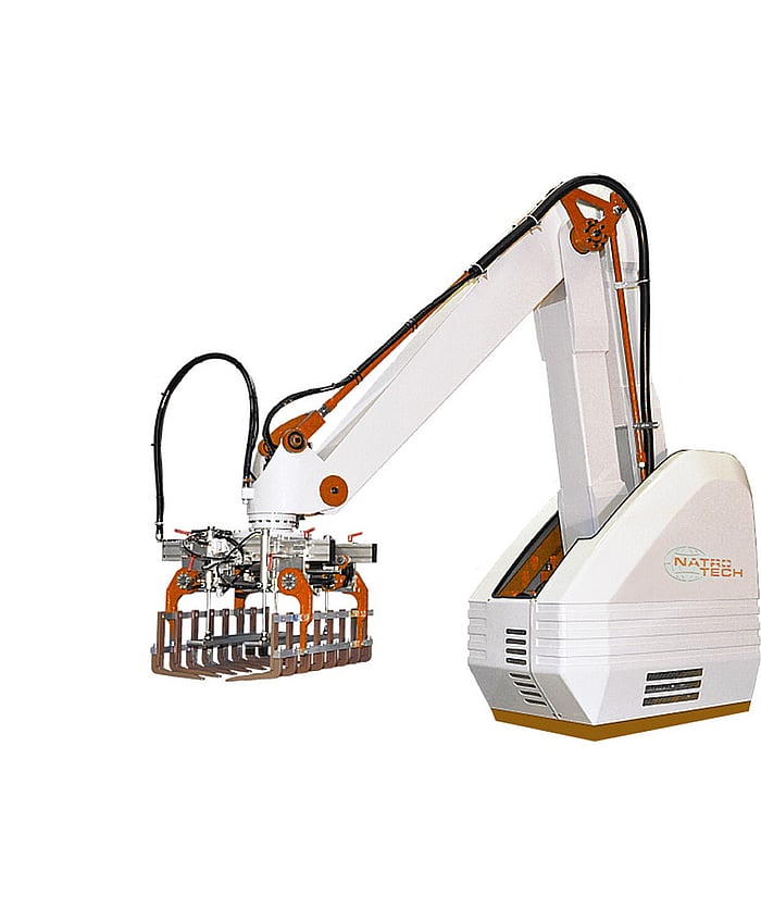 Robotic palletiser line