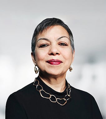 Portrait photograph of Sucheta Govil, non-executive director of Mondi Group