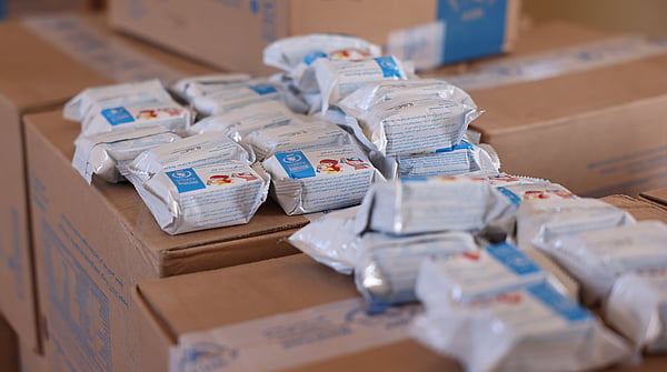Image of Mondi packaging designed to support the UN World Food Programme.
